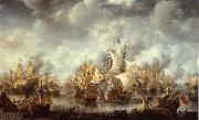 REMBRANDT Harmenszoon van Rijn The Battle of Ter Heide,10 August 1653 Spain oil painting artist